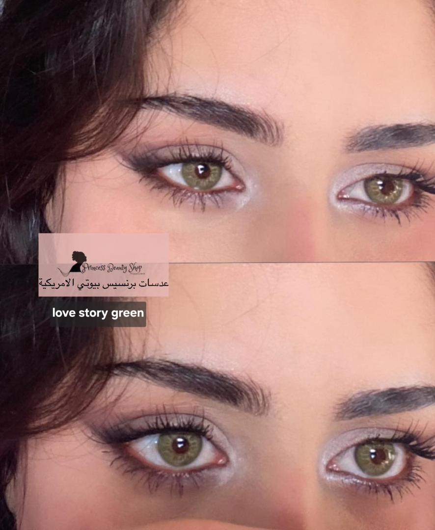 عدسة Love Story Green
